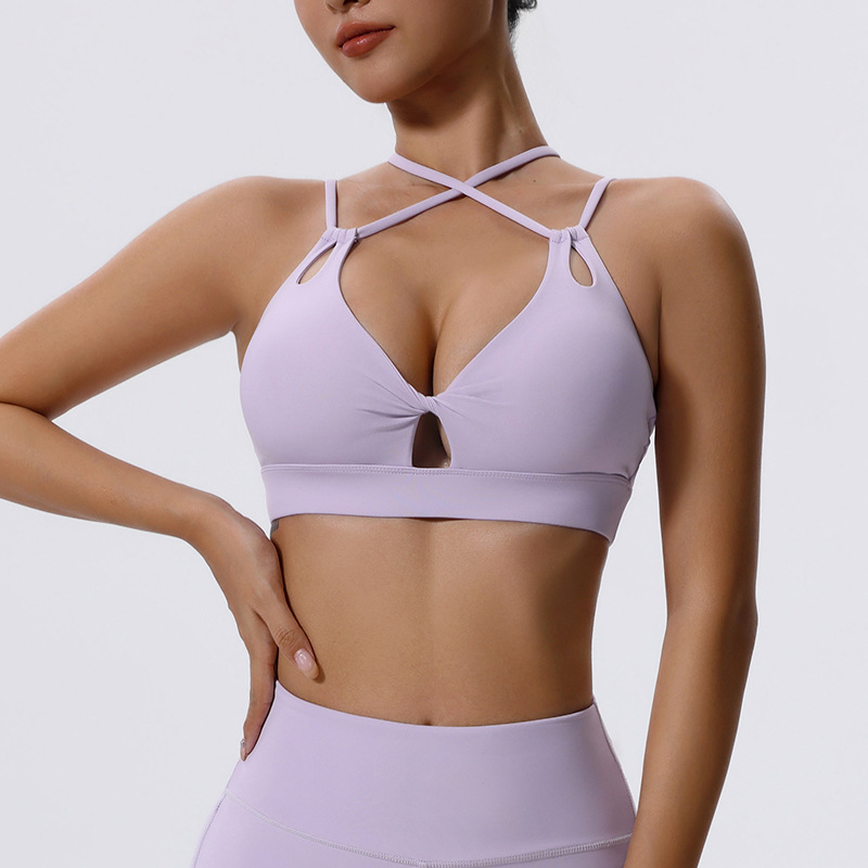 Sports Bra High Impact - Women High Impact Fitness Yoga Bra