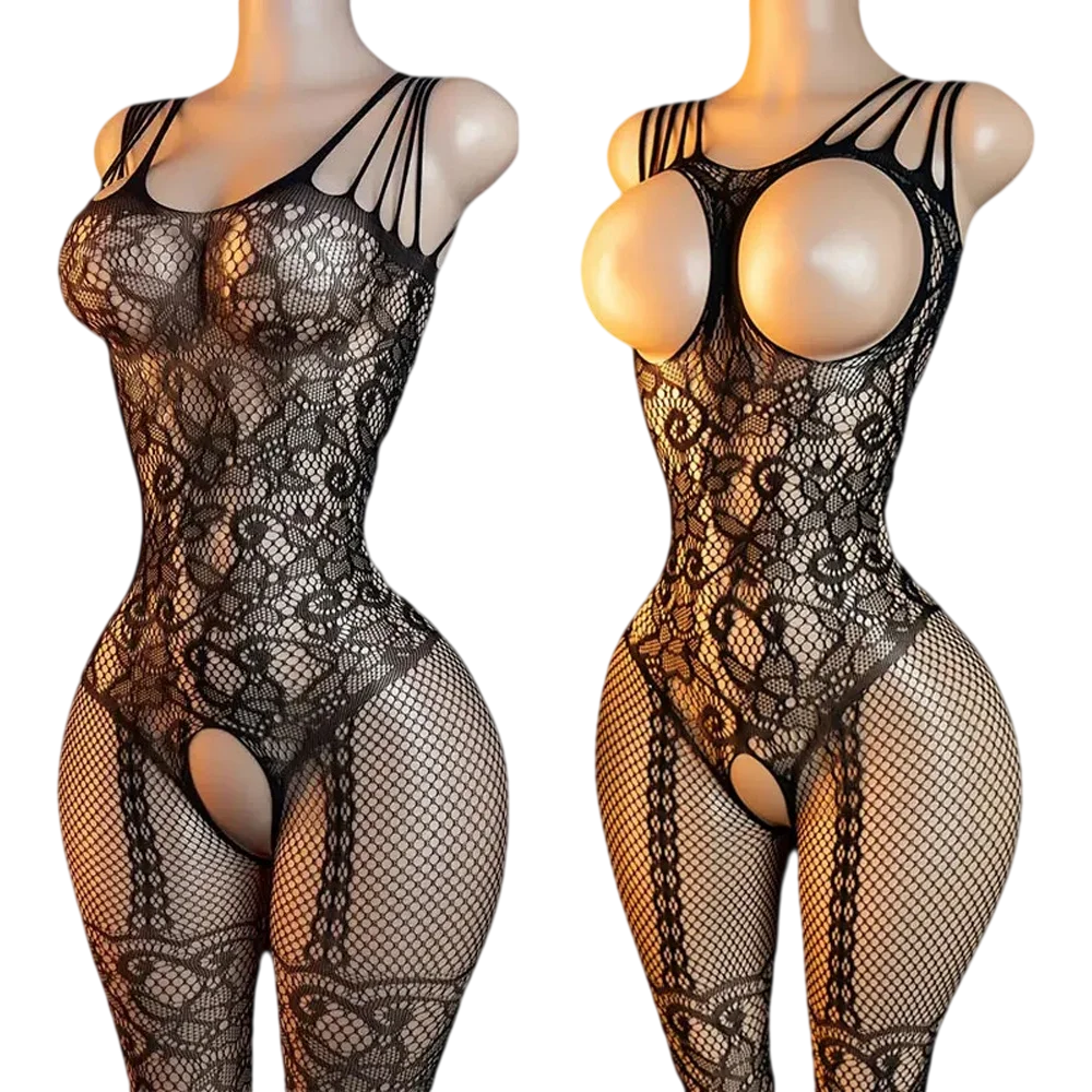 Bodystocking Fishnet - Woman Sexy Lingerie One Piece Erotic