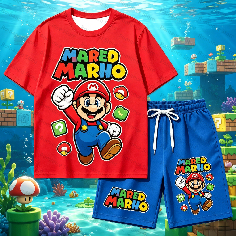 Boyshort Underwear - Kids Cartoon T-Shirt And Shorts Set