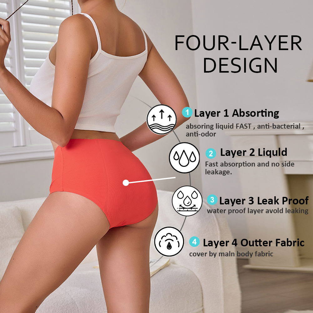 Hot Sale Mid-Rise Seamless Men - Period Panty Absorbent บทวิจารณ์และราคา