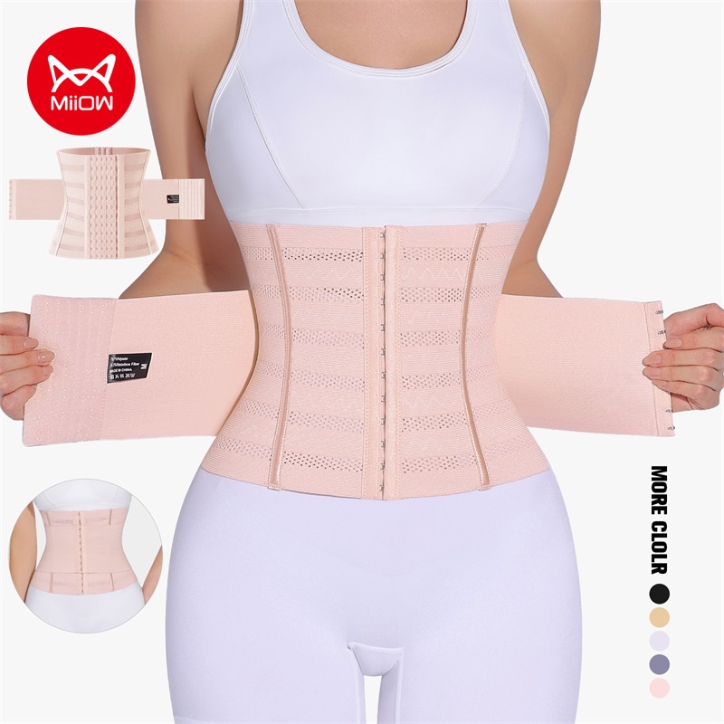 MiiOW Waist Trainer Corset Wom - Shapewear Bodysuit Firm บทวิจารณ์และราคา