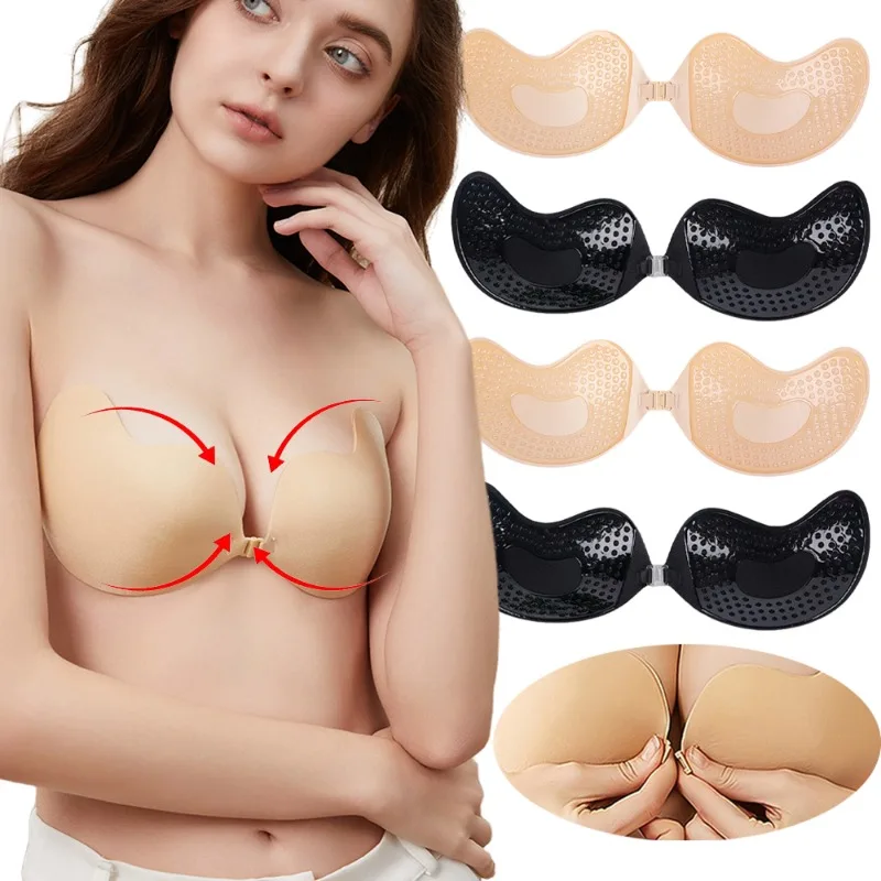 1/2Pc Invisible Push Up Bra Su - Strapless Bra Backless บทวิจารณ์และราคา