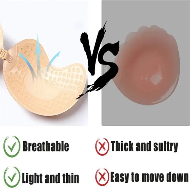 1/2Pc Invisible Push Up Bra Su - Strapless Bra Backless บทวิจารณ์และราคา