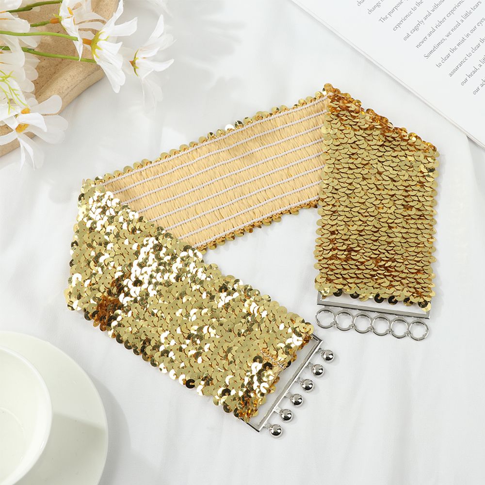 Fashion Cinch Stretch Sequin W - Corset Waist Cinch บทวิจารณ์และราคา