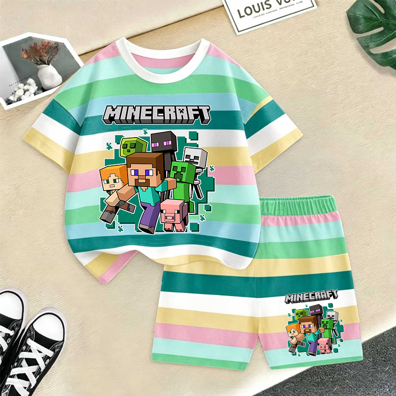 Minecrafted Girl boy Summer T  - Boyshort Underwear บทวิจารณ์และราคา
