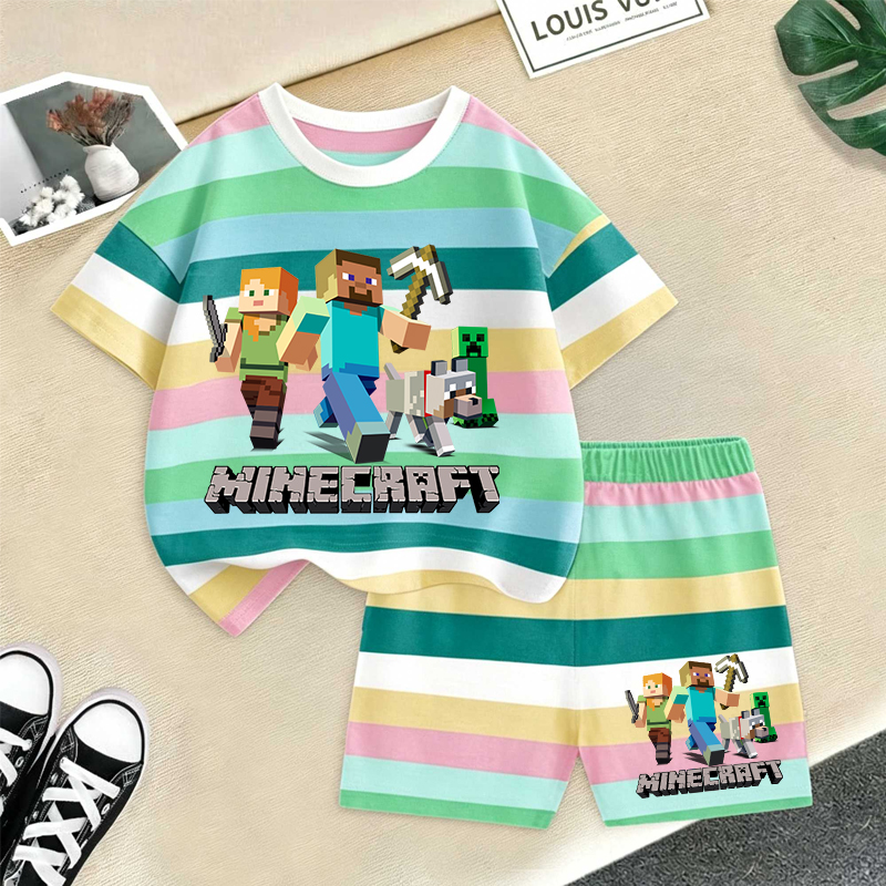 Minecrafted Girl boy Summer T  - Boyshort Underwear บทวิจารณ์และราคา