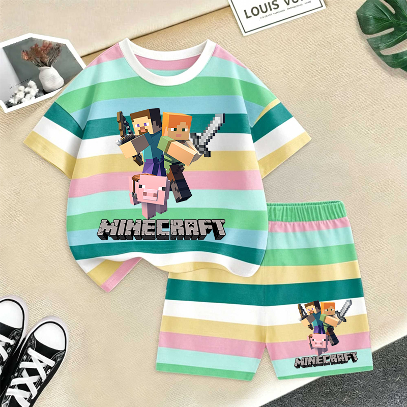 Minecrafted Girl boy Summer T  - Boyshort Underwear บทวิจารณ์และราคา