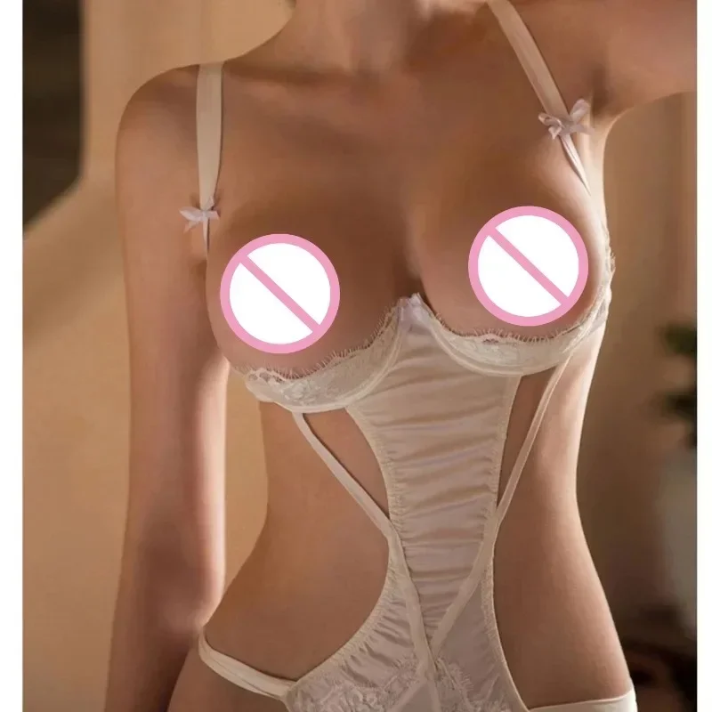Women Sexy Lingerie Lace Sexie - Lace Teddy Lingerie บทวิจารณ์และราคา