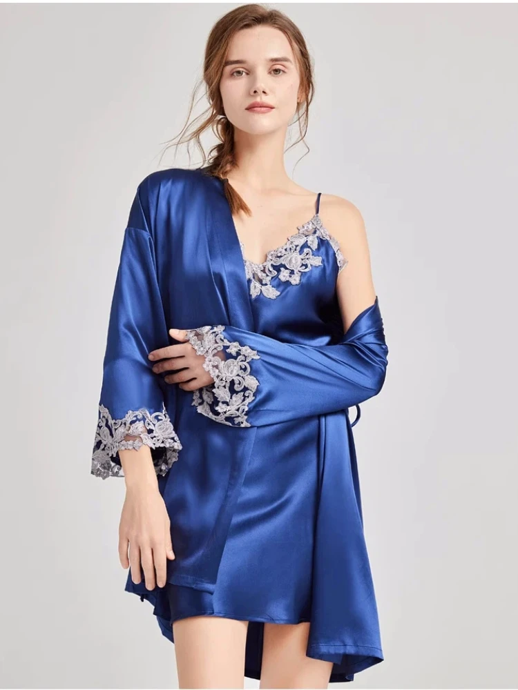 Heavyweight 100% Mulberry Silk - Robe Silk Women บทวิจารณ์และราคา