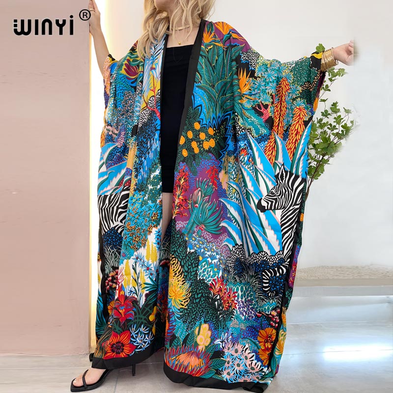 WINYI Africa Middle East kimon - Robe Silk Women บทวิจารณ์และราคา