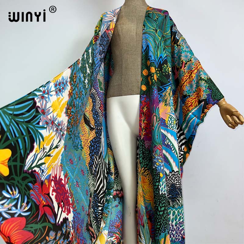 WINYI Africa Middle East kimon - Robe Silk Women บทวิจารณ์และราคา