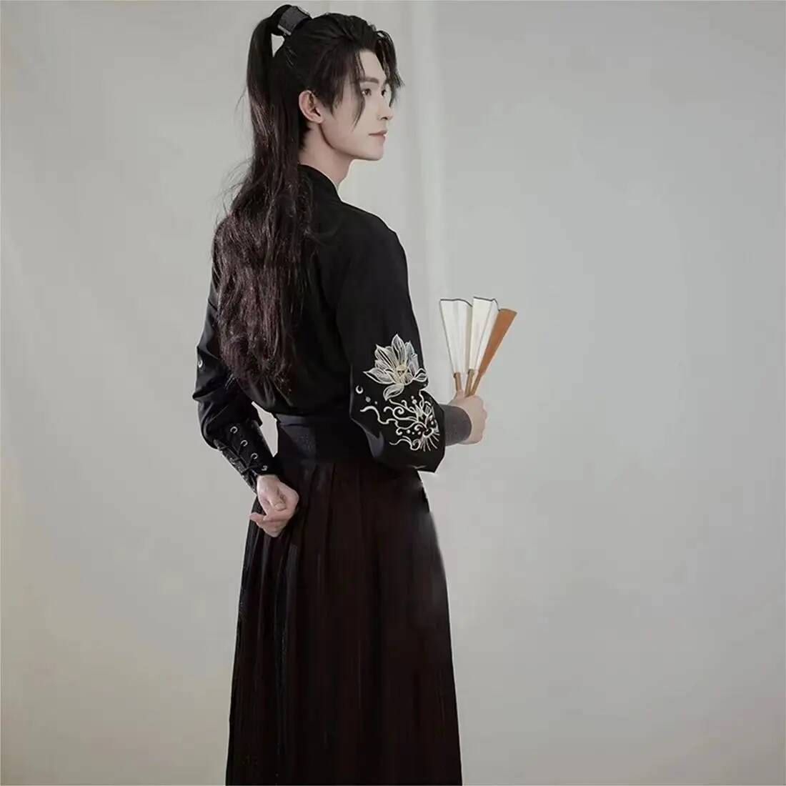 Ancient knight hanfu men women - Robe Silk Women บทวิจารณ์และราคา