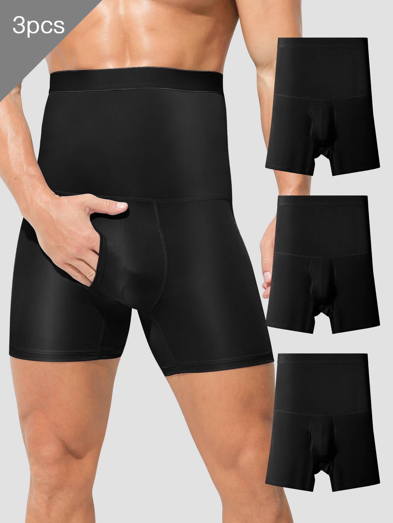 3PCS Men's sports underwear: h - Corset Waist Cinch บทวิจารณ์และราคา