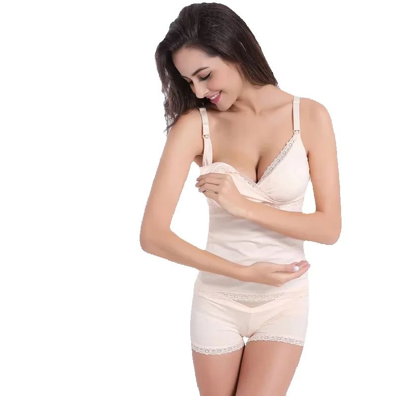 Maternity Clothes Women's Slee - Nursing Bra Sleep บทวิจารณ์และราคา