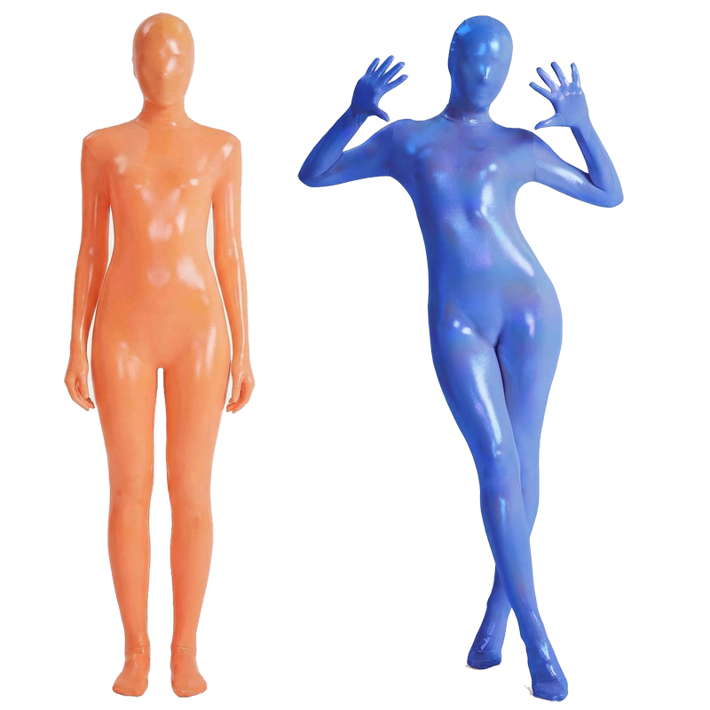 Women Shiny Gradient Zentai Bo - Shapewear Bodysuit Firm บทวิจารณ์และราคา