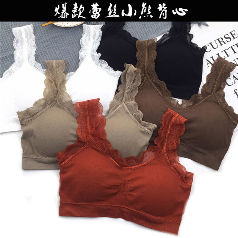 3D Sexy lace Lingerie Seamless - Strapless Bra Backless บทวิจารณ์และราคา
