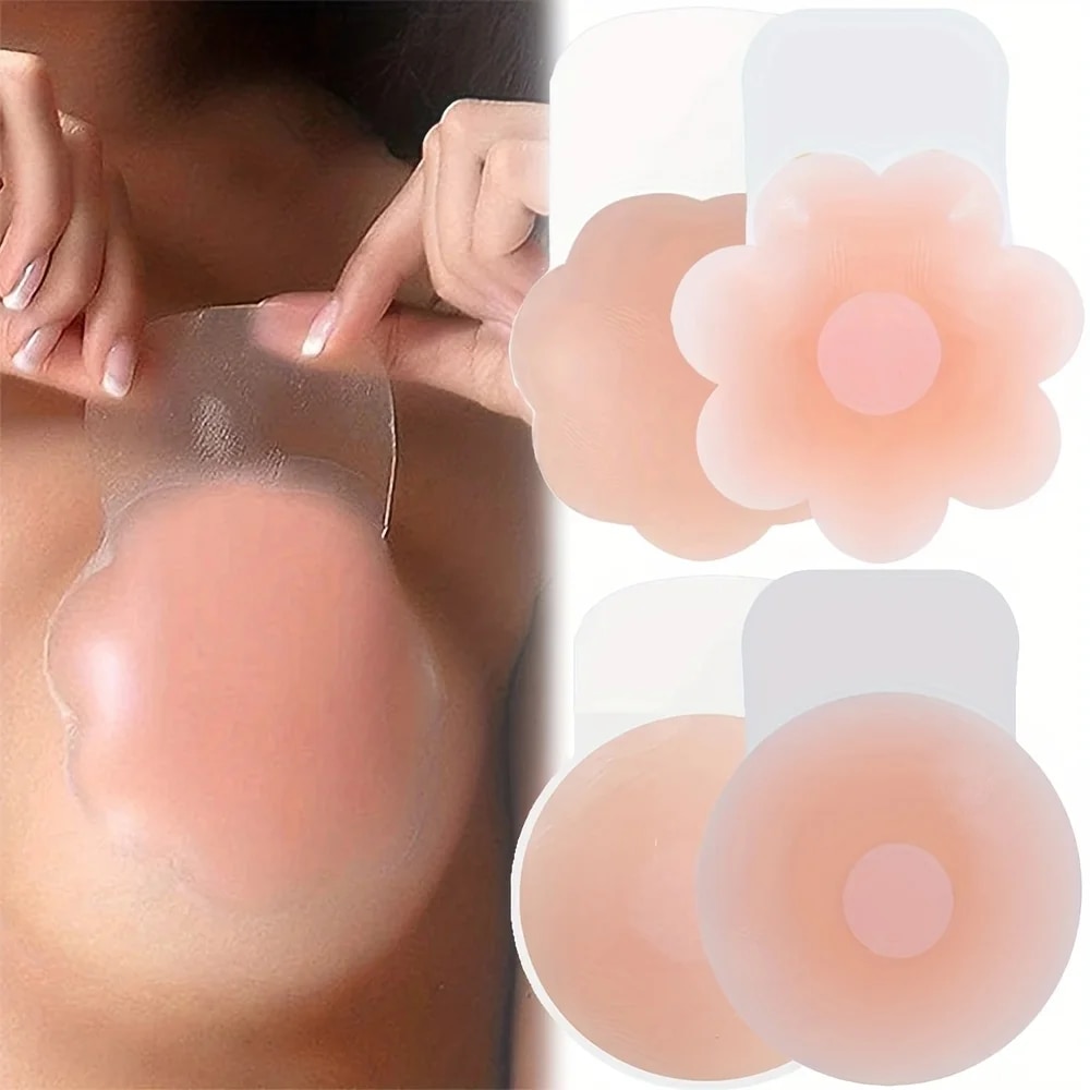 1Pairs Silicone Nipple Cover L - Push Up Bra Padded บทวิจารณ์และราคา