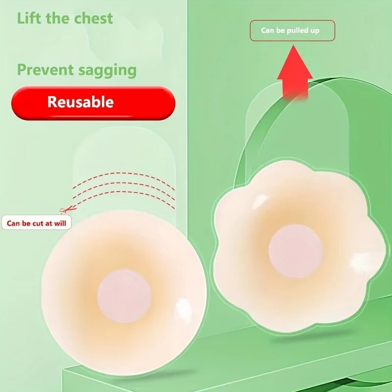 1Pairs Silicone Nipple Cover L - Push Up Bra Padded บทวิจารณ์และราคา
