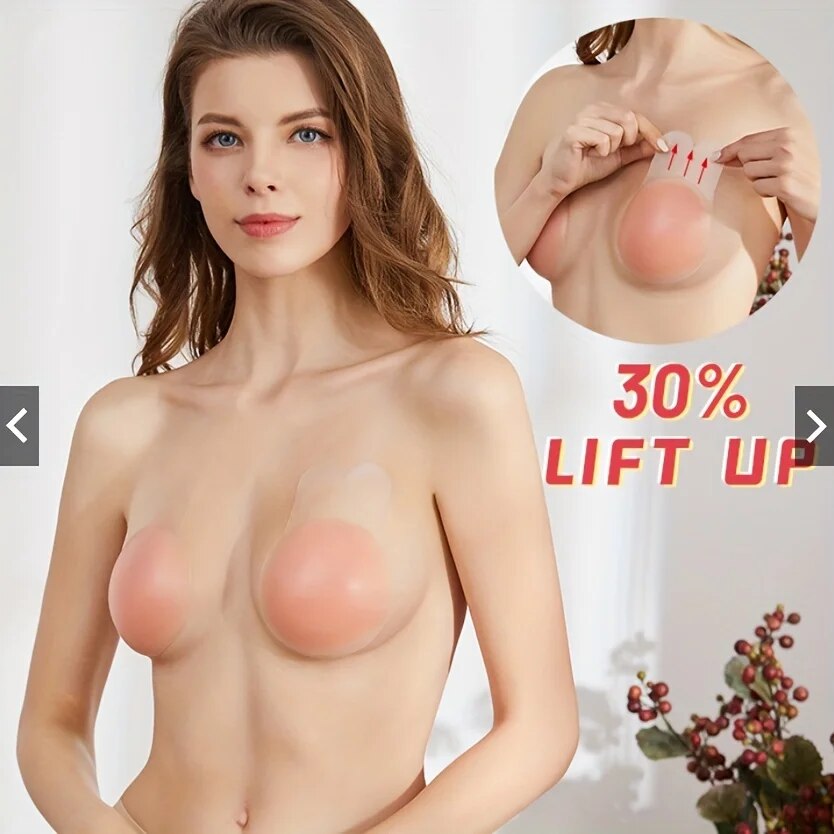 1Pairs Silicone Nipple Cover L - Push Up Bra Padded บทวิจารณ์และราคา