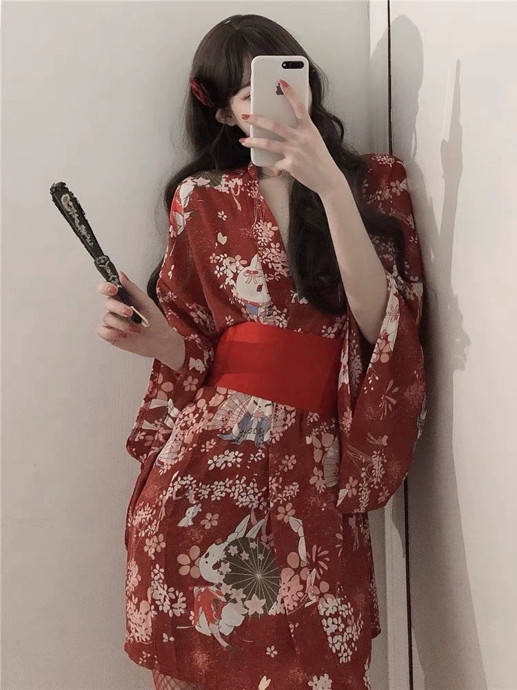 Sex Japanese Kimono Sexy Sleep - Robe Silk Women บทวิจารณ์และราคา
