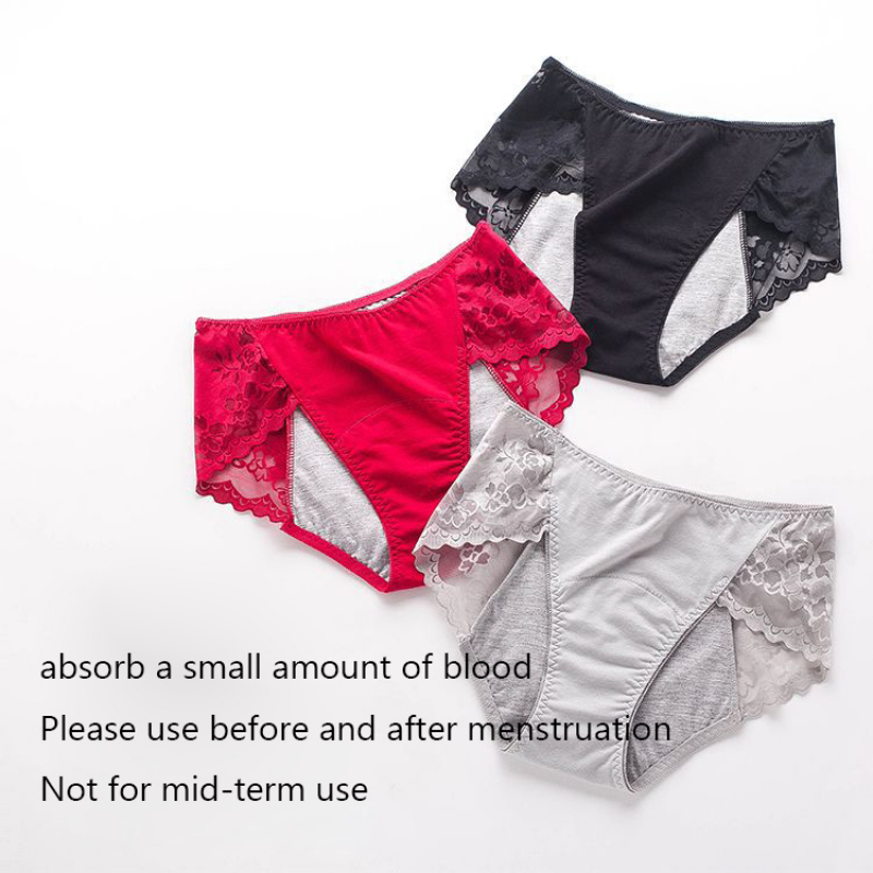 3XL Large Size Sexy Lace Absor - Period Panty Absorbent บทวิจารณ์และราคา