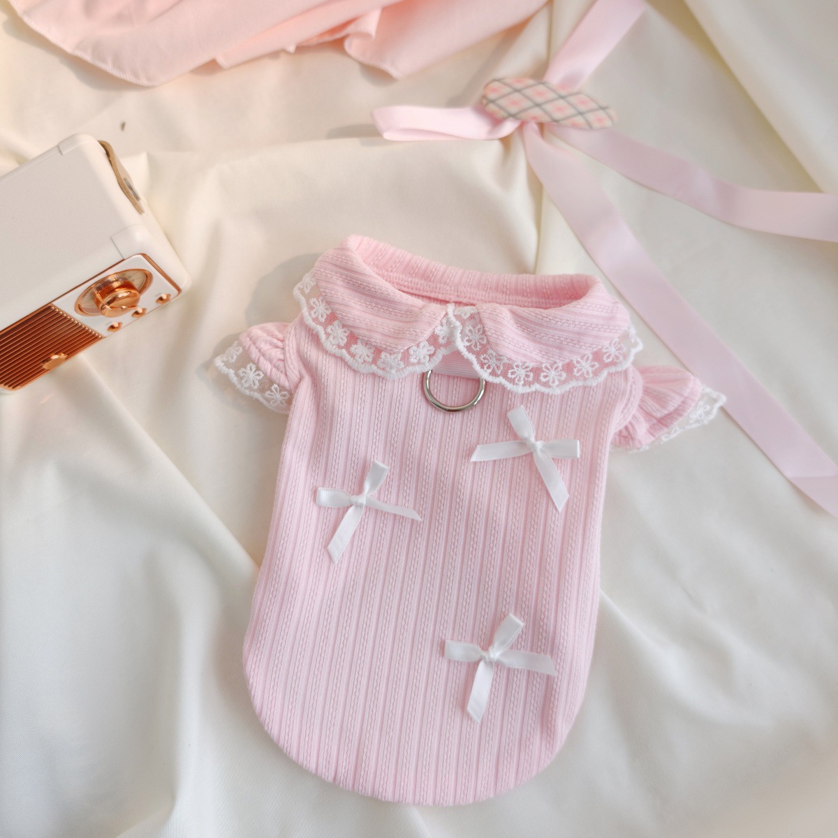 Pet Spring Lace Bow Vest Can P - Lace Teddy Lingerie บทวิจารณ์และราคา