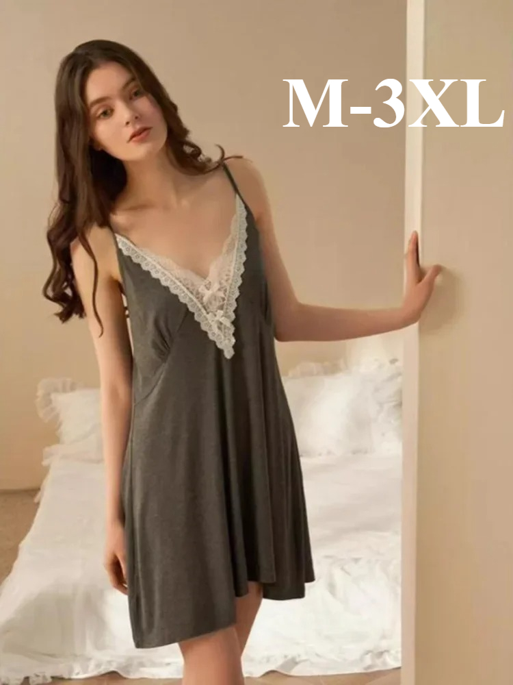 Large Size Sexy Suspender Nigh - Babydoll Chemise Night บทวิจารณ์และราคา