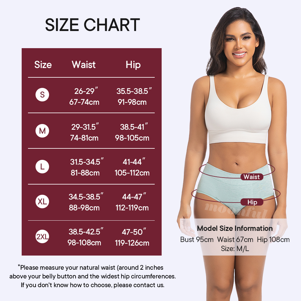 Menstrual Panties Woman Super  - Period Panty Absorbent บทวิจารณ์และราคา