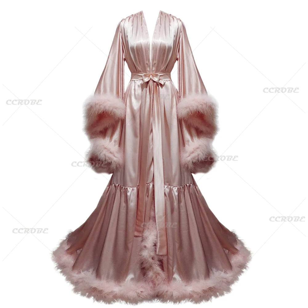 Customized Bathrobe for Women  - Robe Silk Women บทวิจารณ์และราคา