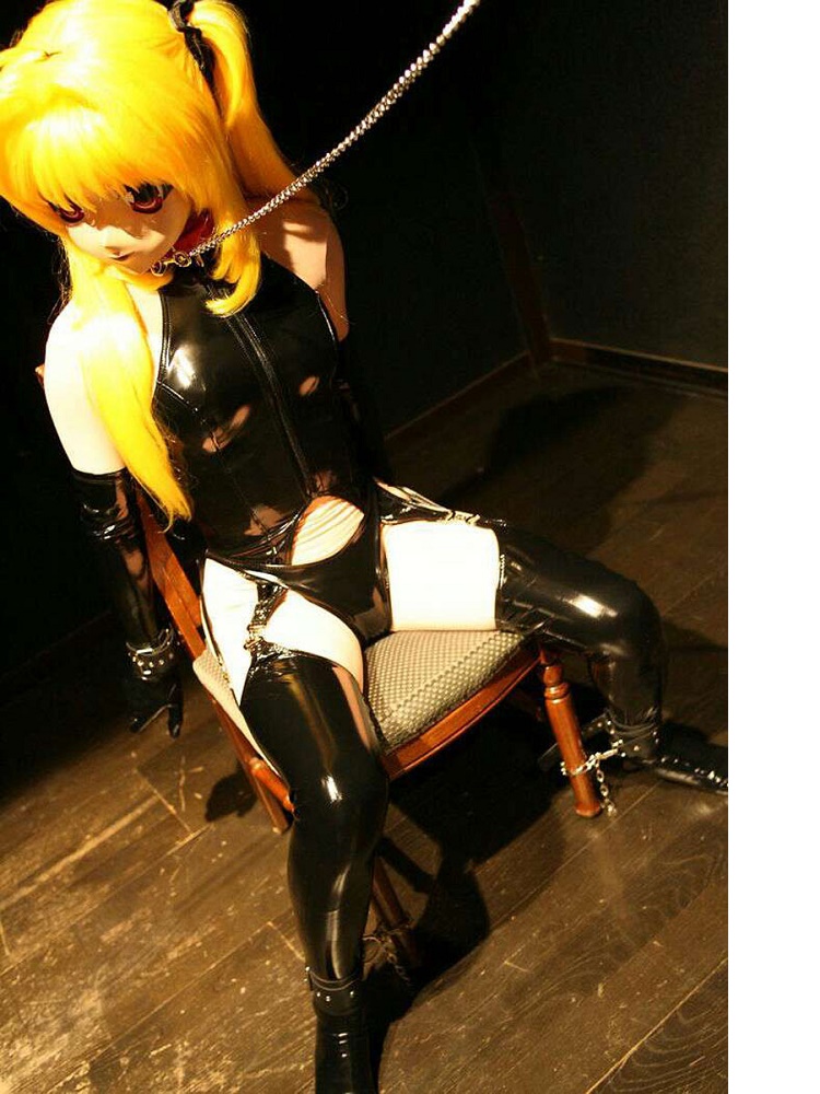 4PCS/SET Wet Look PVC Catsuit  - Garter Belt Set บทวิจารณ์และราคา