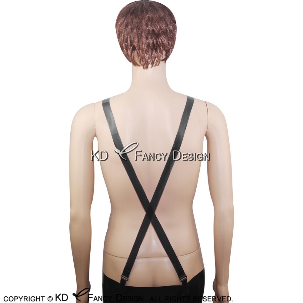 Black Sexy Rubber Latex Suspen - Garter Belt Set บทวิจารณ์และราคา