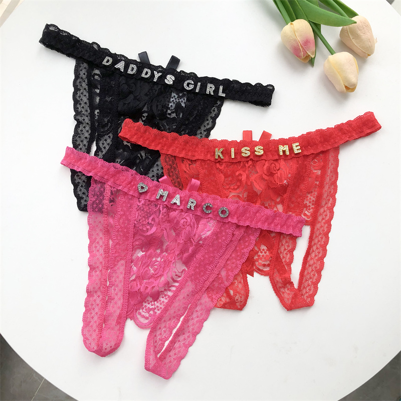 Customized G-String Panties Cr - Thong Bikini Women บทวิจารณ์และราคา
