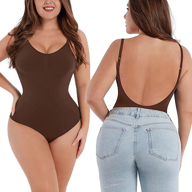 Seamless Backless Sculpting Bo - Shapewear Bodysuit Firm บทวิจารณ์และราคา