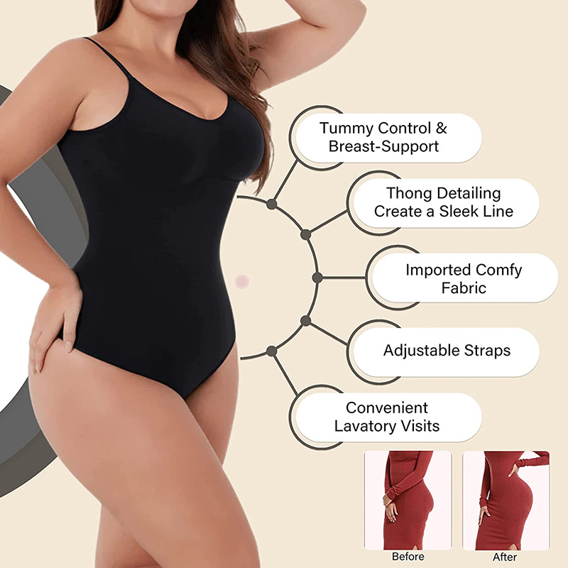 Seamless Backless Sculpting Bo - Shapewear Bodysuit Firm บทวิจารณ์และราคา