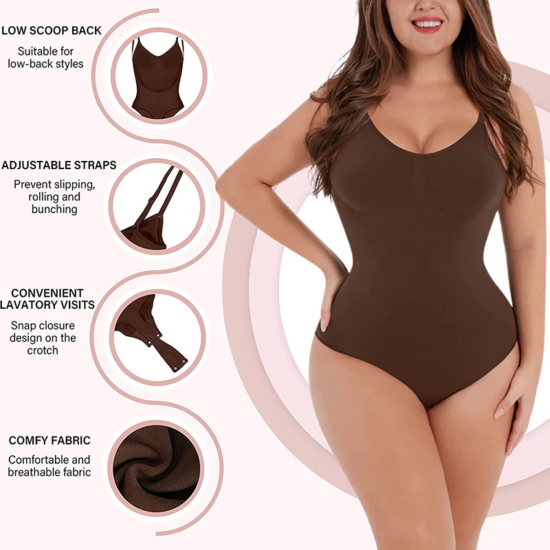 Seamless Backless Sculpting Bo - Shapewear Bodysuit Firm บทวิจารณ์และราคา
