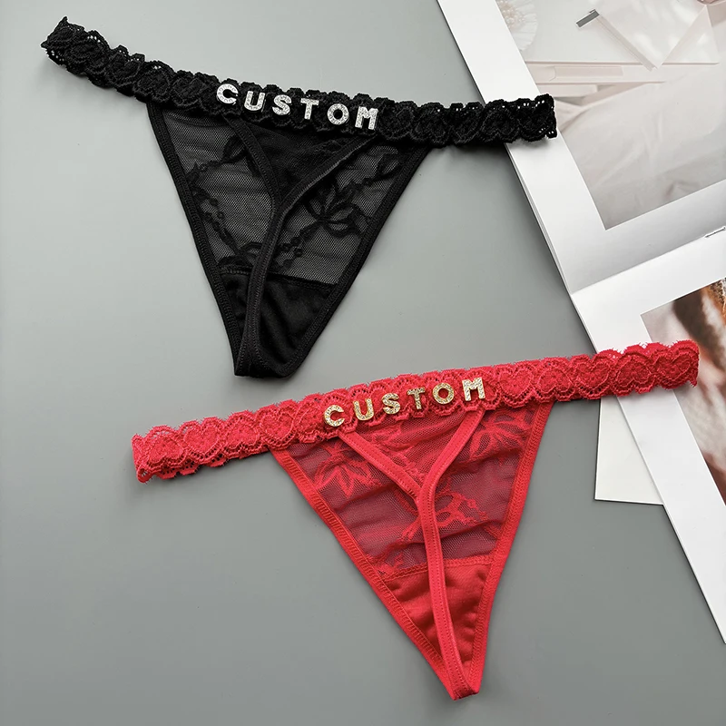 Personality Custom Thong Name  - Thong Bikini Women บทวิจารณ์และราคา