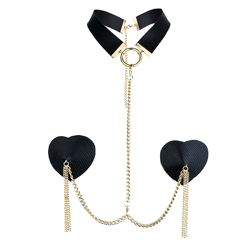 Sexy Metal Chain Linked Nipple - Nipple Cover Pasties บทวิจารณ์และราคา