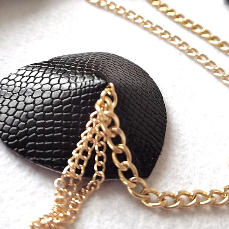 Sexy Metal Chain Linked Nipple - Nipple Cover Pasties บทวิจารณ์และราคา