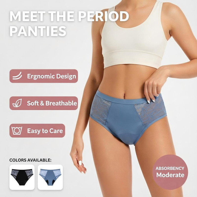 Absorbent Period Underwear Wom - Period Panty Absorbent บทวิจารณ์และราคา