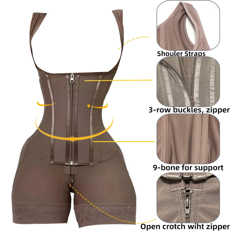 Body Shaper Women Colombian Fa - Shapewear Bodysuit Firm บทวิจารณ์และราคา