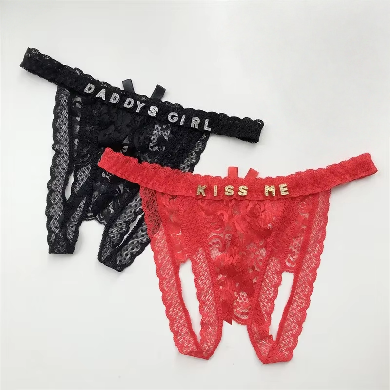 Customized Crystal Name Letter - Thong Bikini Women บทวิจารณ์และราคา