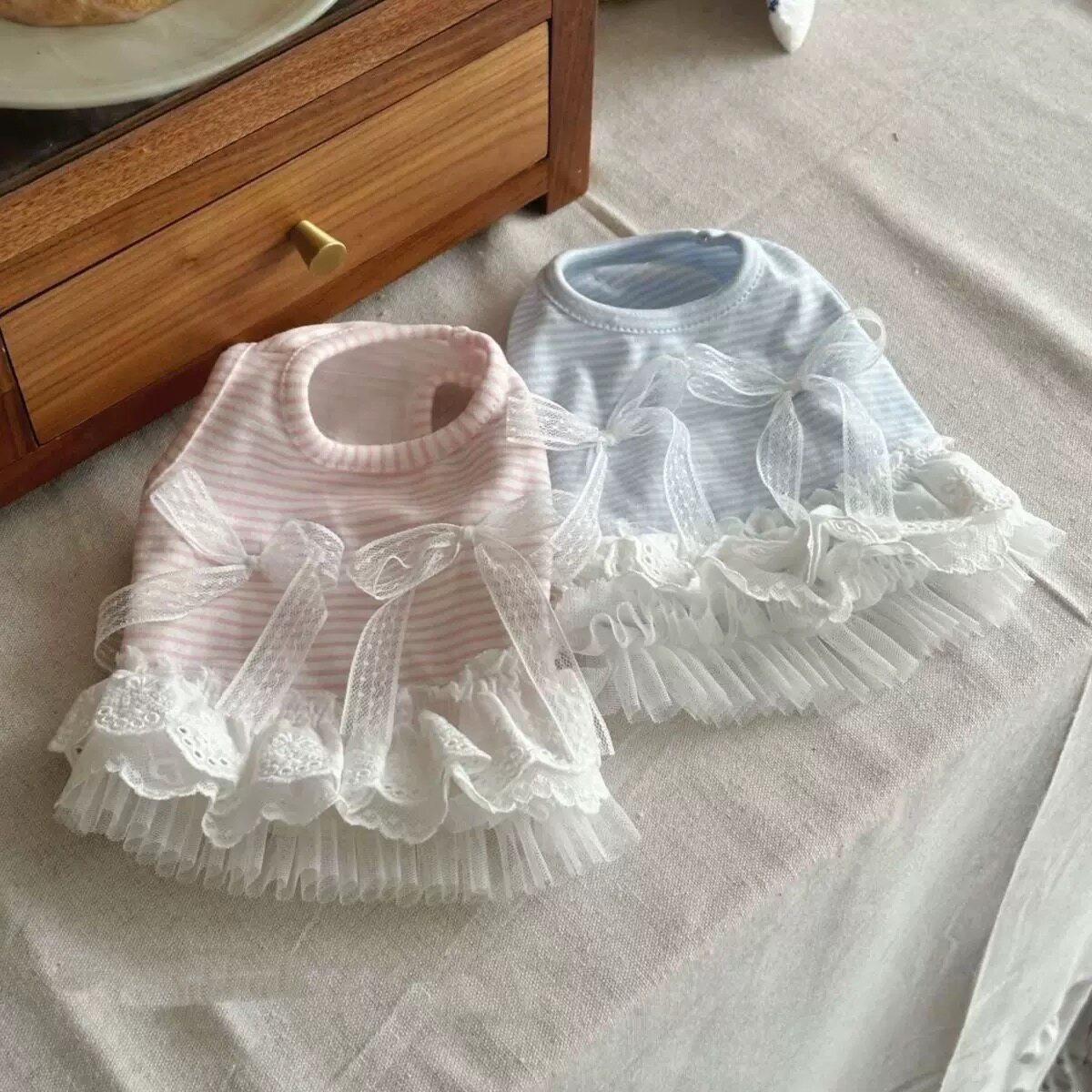 Sweet Bow Dog Clothes Lace Sma - Lace Teddy Lingerie บทวิจารณ์และราคา