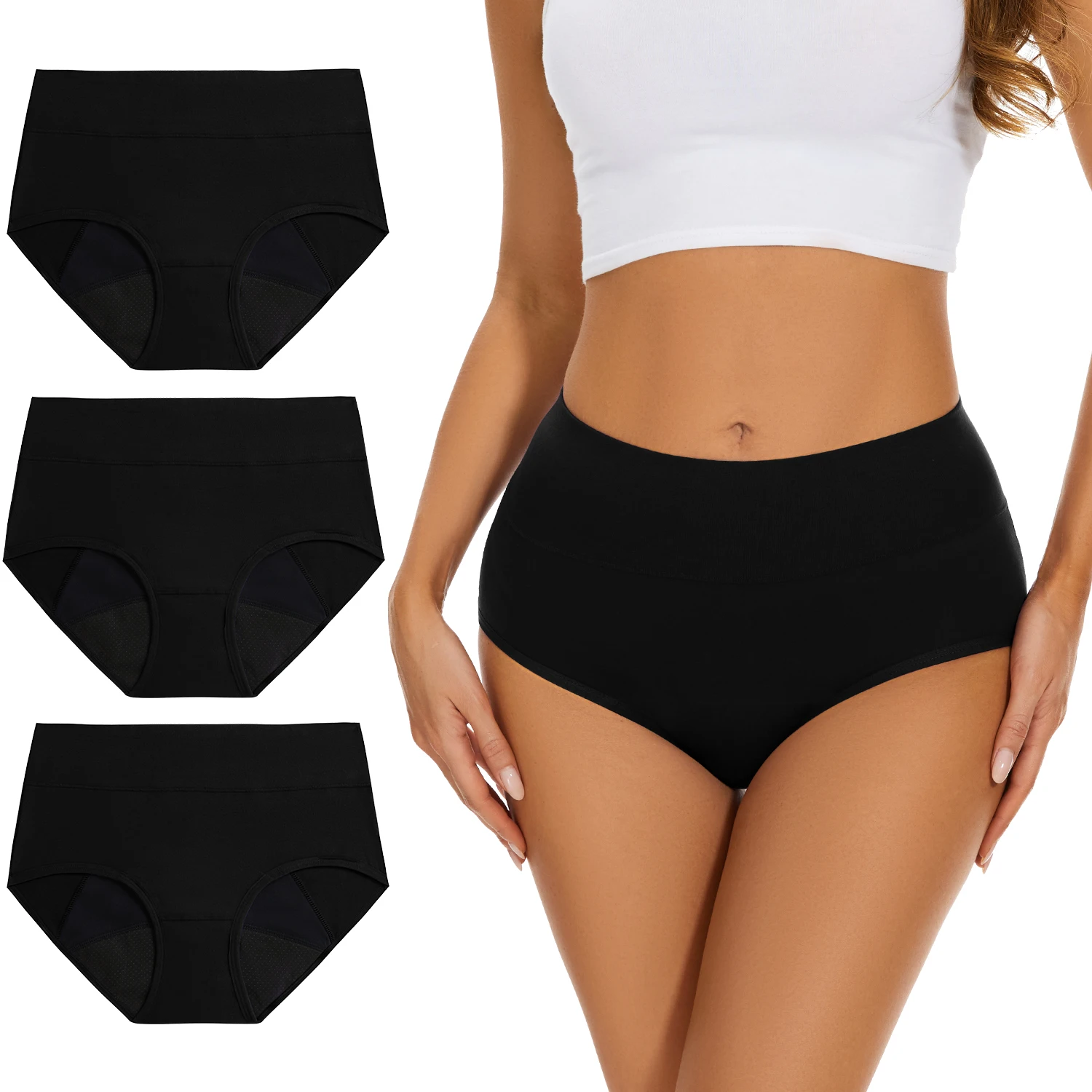 3PCS/lot Menstrual Panties For - Period Panty Absorbent บทวิจารณ์และราคา