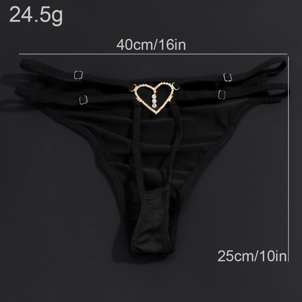 Heart Thong Swimsuit Panty Wom - Thong Bikini Women บทวิจารณ์และราคา