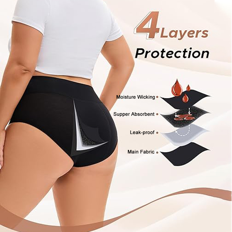 Heavy Flow Menstrual Panties 4 - Period Panty Absorbent บทวิจารณ์และราคา