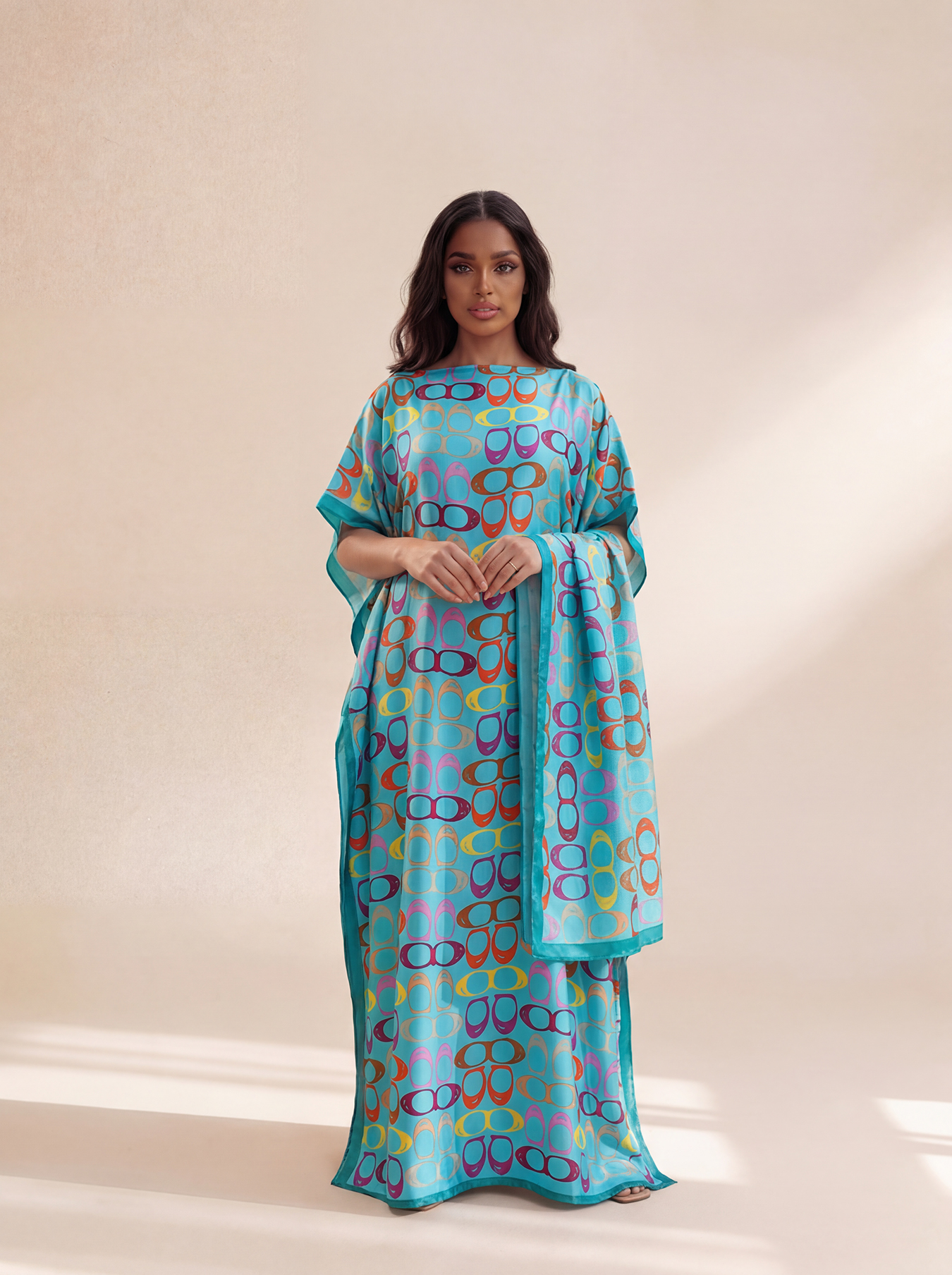 New Style Long Loose Silk Blen - Robe Silk Women บทวิจารณ์และราคา
