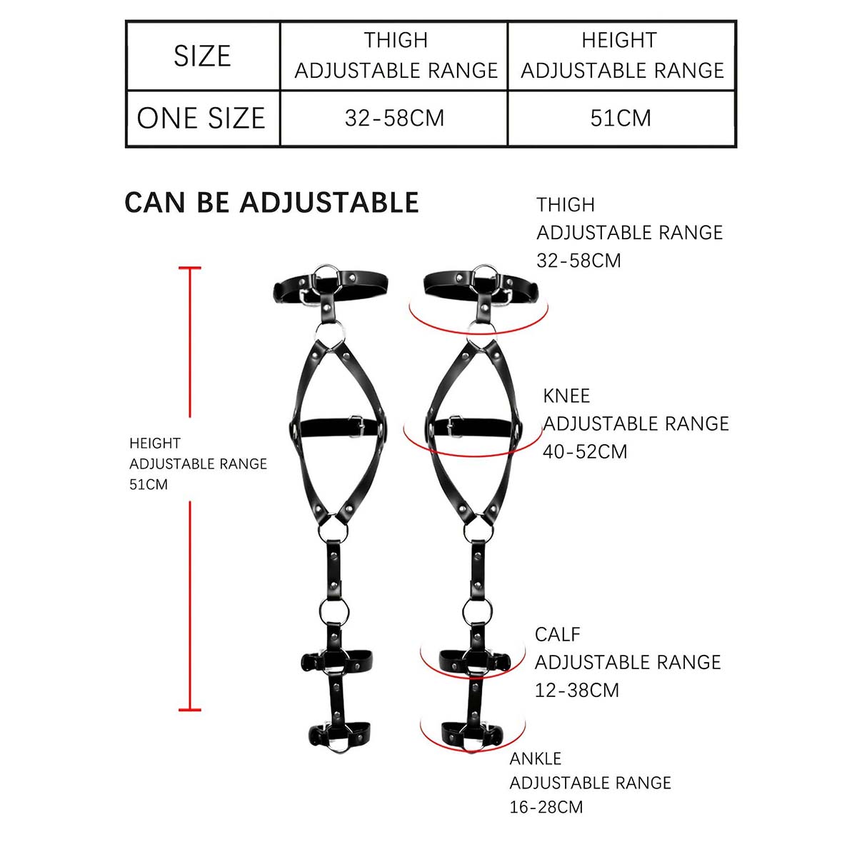 Sexy BDSM Thigh Garter Leather - Garter Belt Set บทวิจารณ์และราคา
