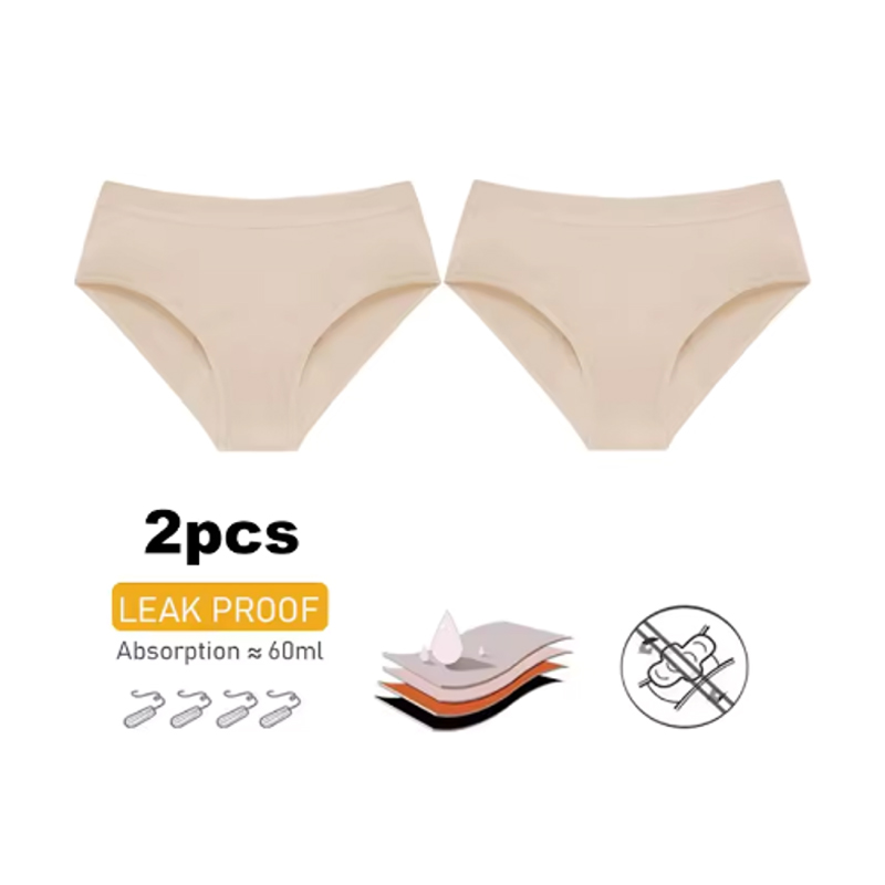 2Pc Heavy Flow Pure Cotton Men - Period Panty Absorbent บทวิจารณ์และราคา
