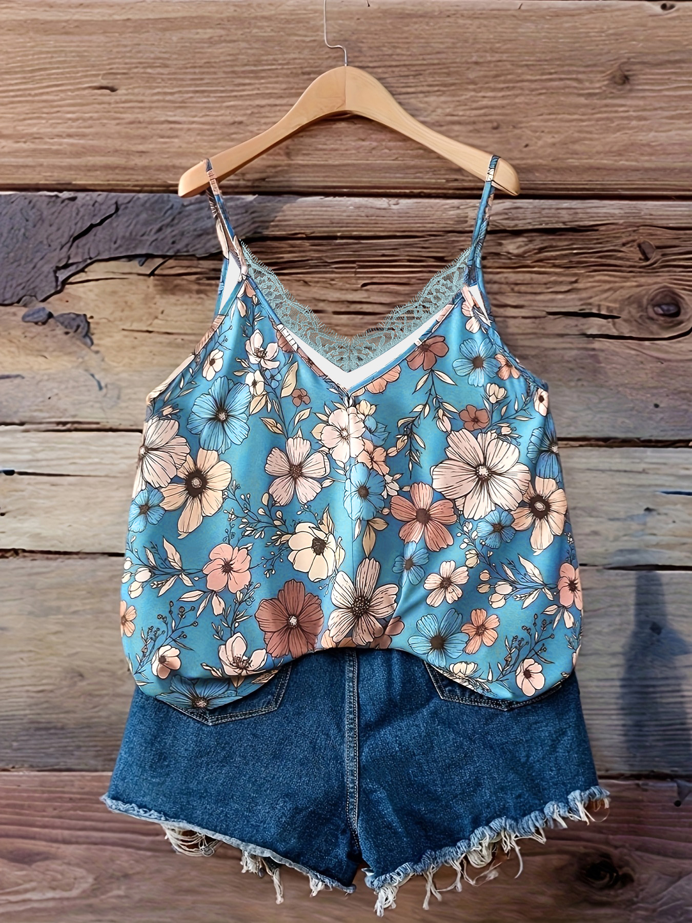 Summer fashion new plus size w - Cami Top Lace บทวิจารณ์และราคา