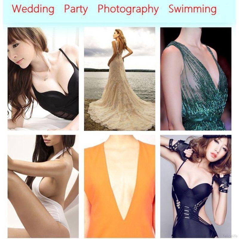 6/12PCS Invisible Self Adhesiv - Silicone Bra Adhesive บทวิจารณ์และราคา